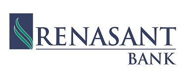 renasant bank logo - full color - blue wordmark - cropped
