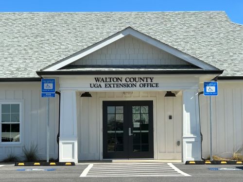 Image of the front door of the Walton County Extension Office